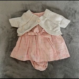 3 Piece Infant Dress Set